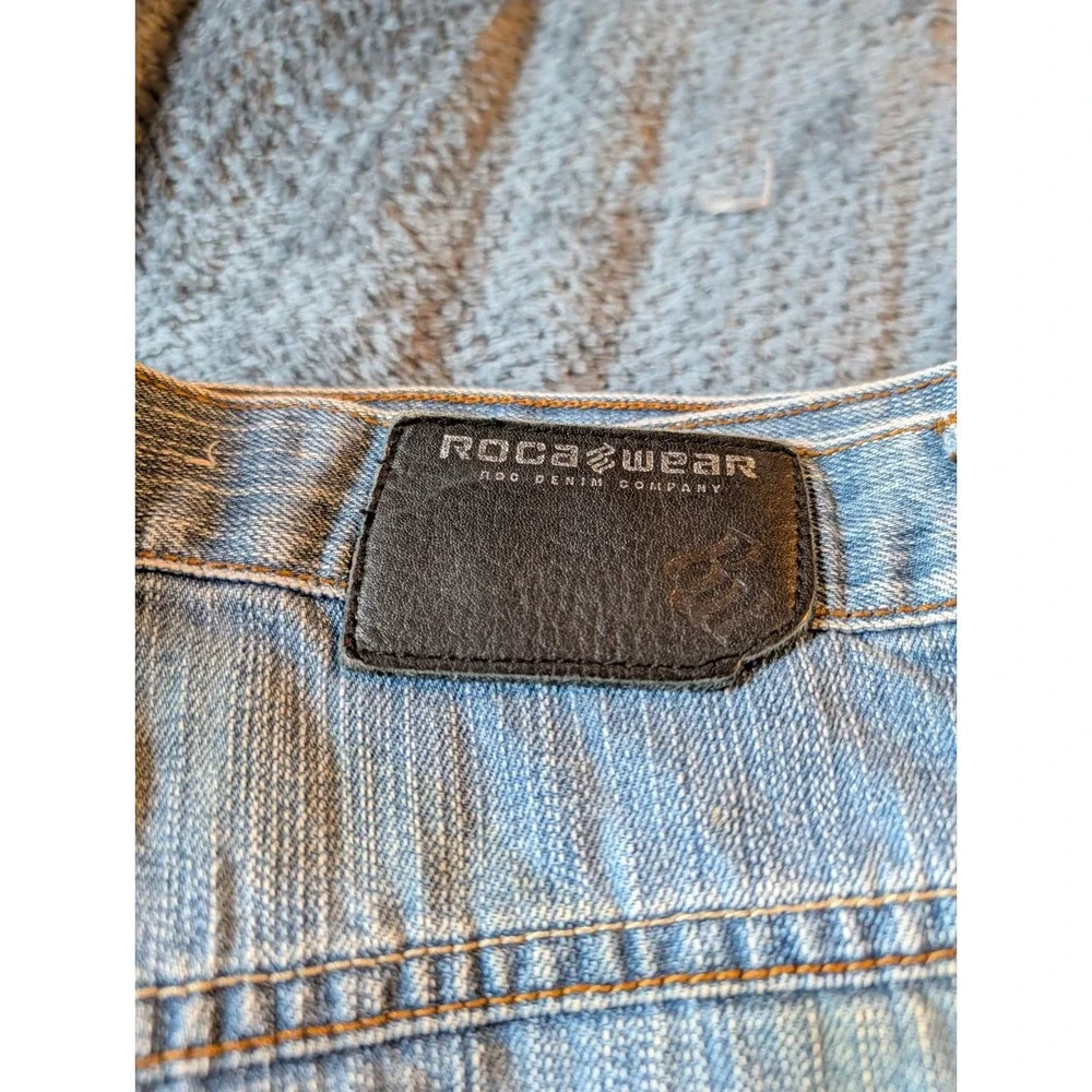Y2K Roca Wear Jean Shorts Size‎ 40 mens Baggy
